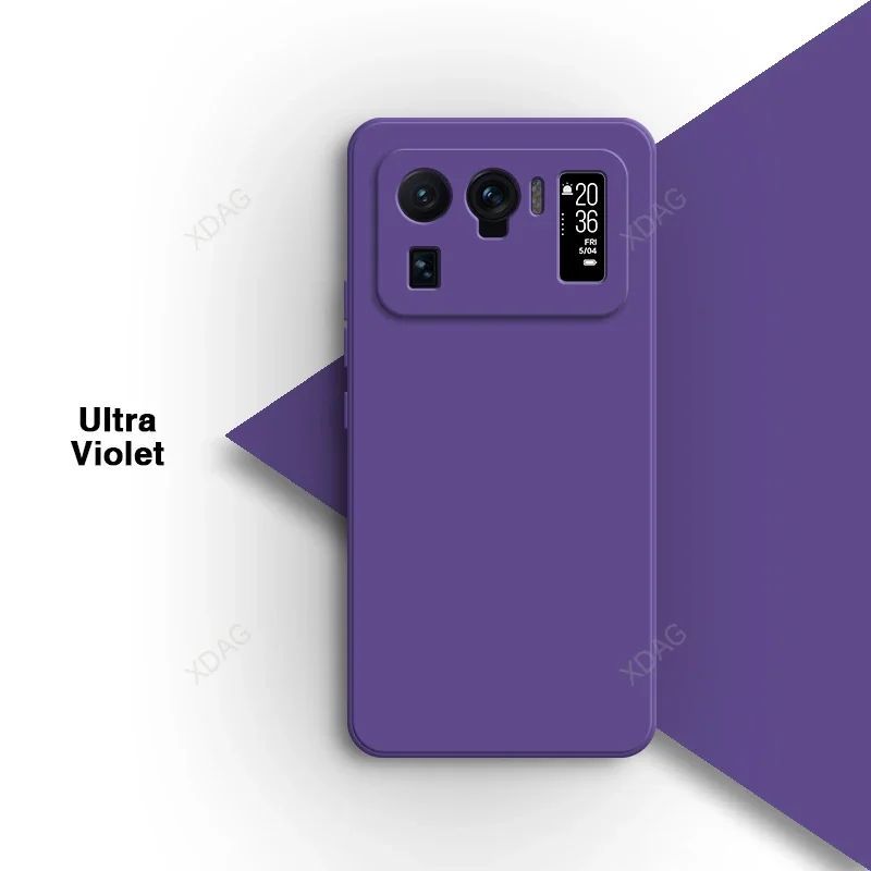 Liquid Silicone Square Phone Case Cover - Premium Protection and Style