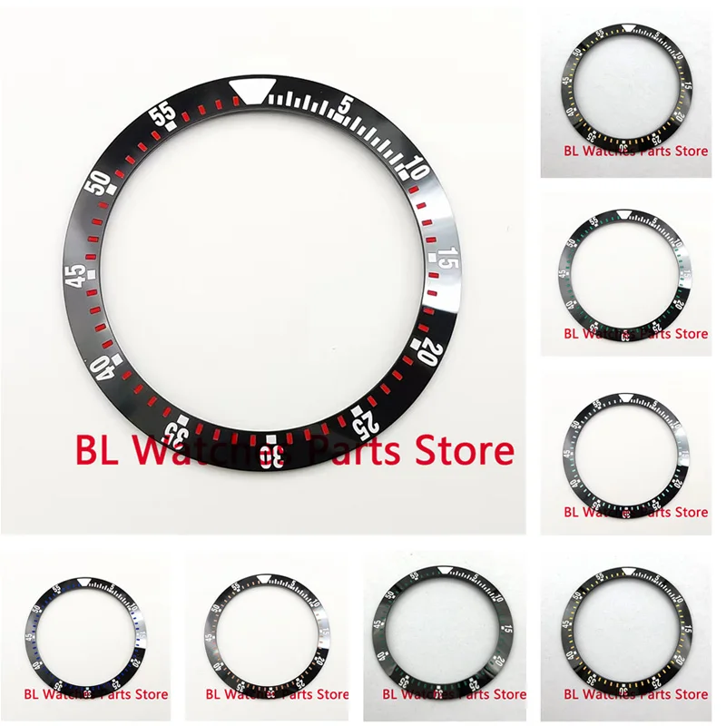 

BL New Watch Parts 38mm Ceramic Watch Bezel Fit 40mm GMT Watch Case For Modified