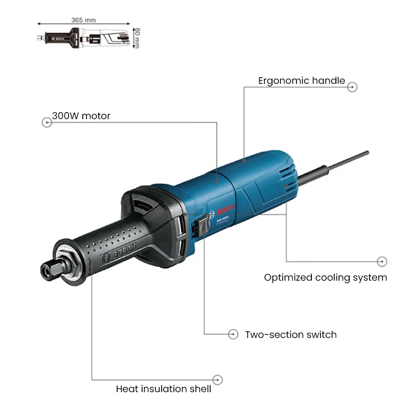 Buy Bosch Original Professional GGS 3000L Electric Grinder 850W