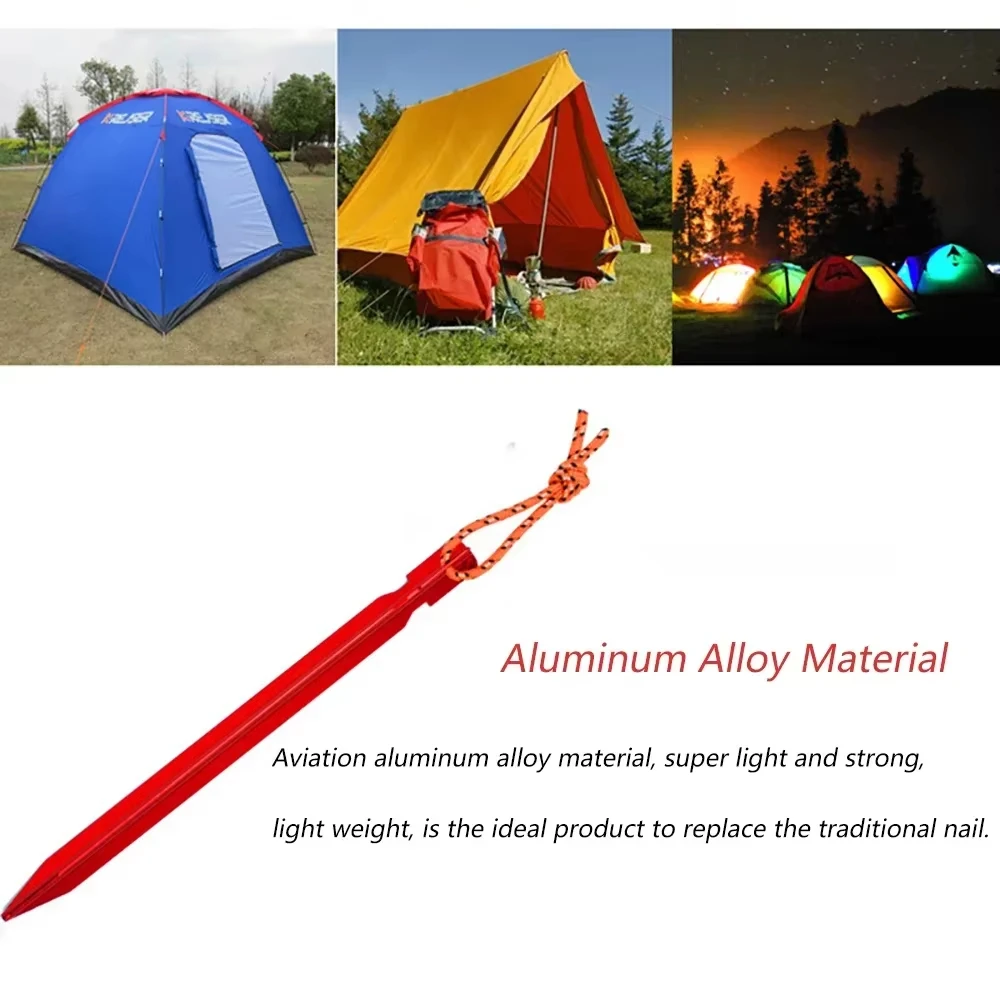 Aluminum Tent Pegs – Lightweight Camping Stakes 2