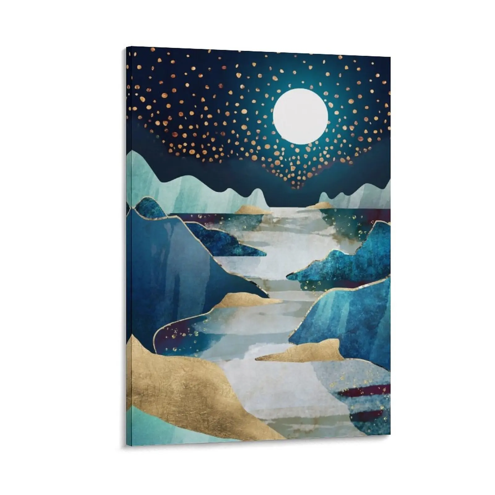 

Moon Glow Canvas Painting Decoration home anime decoration room decoration Decoration for bedroom