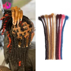 AHVAST 120 Strands Natural black Dreadlock 100% Human Hair Extension Loc Bulk Dread Lock  Human Hair Rastas Cabello Humano