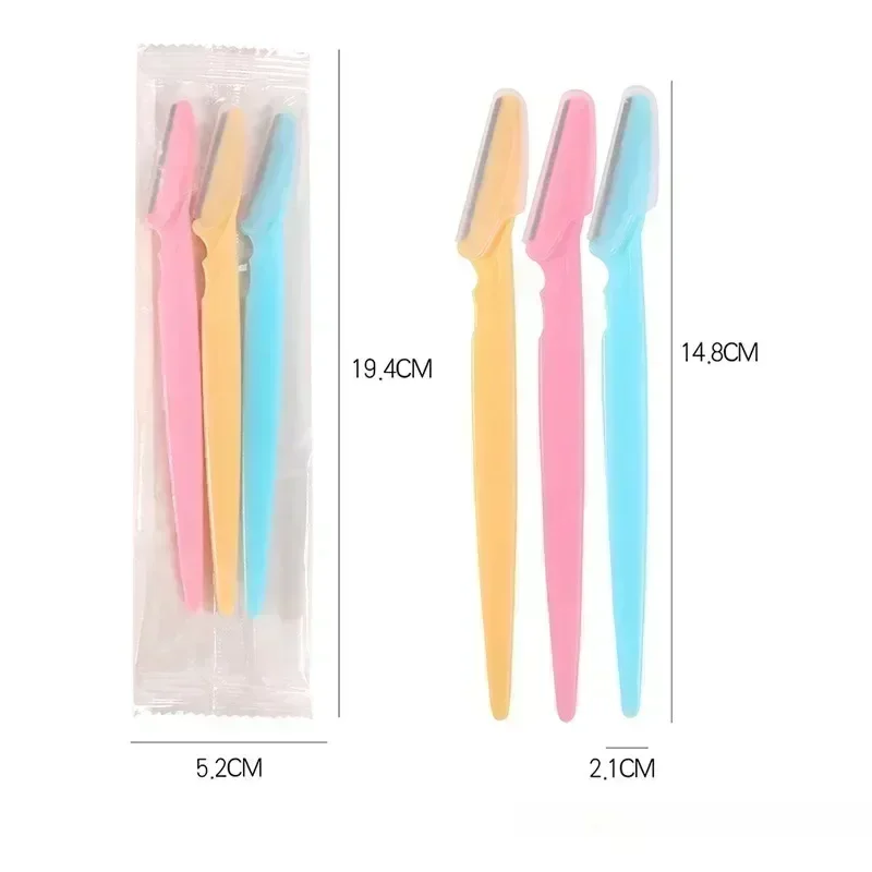 Eyebrow Trimmer Blade Shaver Portable Face Razor Eye Brow Epilation Hair Removal Cutters Safety Razor Woman Makeup