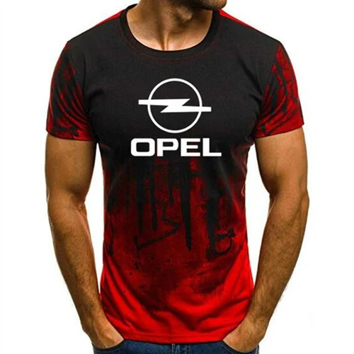 OPEL 레이싱 카 티셔츠, 3D 프린트 스트리트웨어, 스포츠 패션, 스플래시 잉크, 오버사이즈 티셔츠, 어린이 티, 탑 의류, 남녀공용, 최신 2