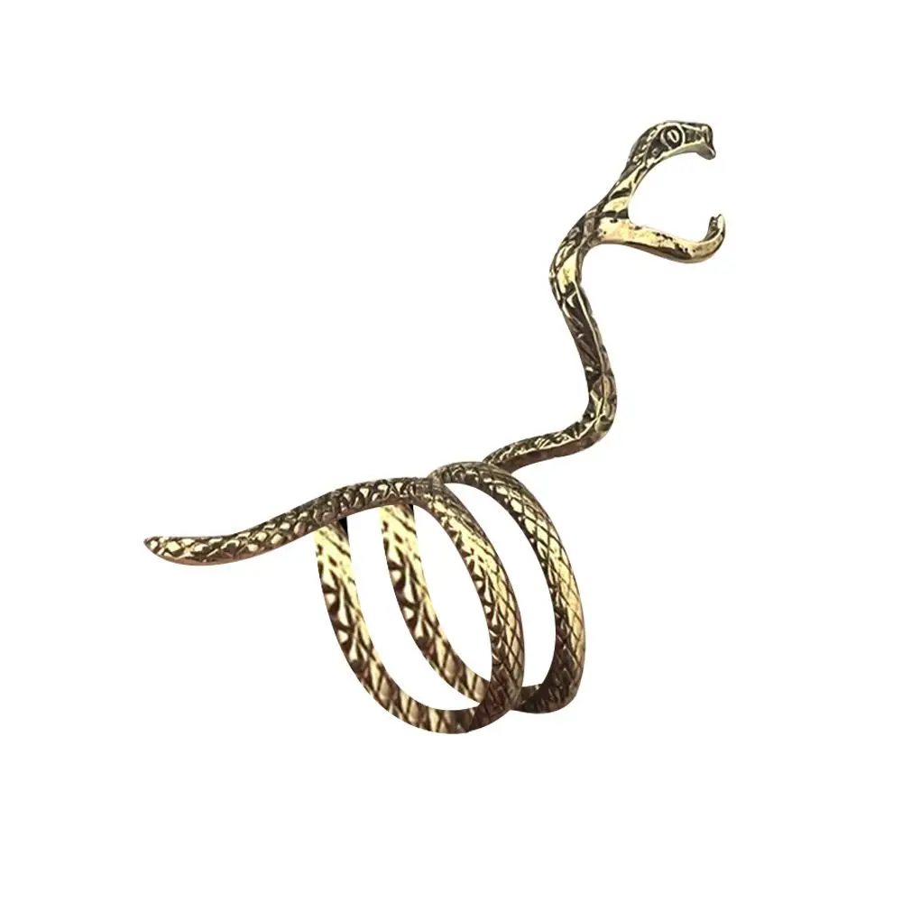 Set of 3 Dragon-Inspired Cigarette Holder Rings - Stylish Smoking Accessories