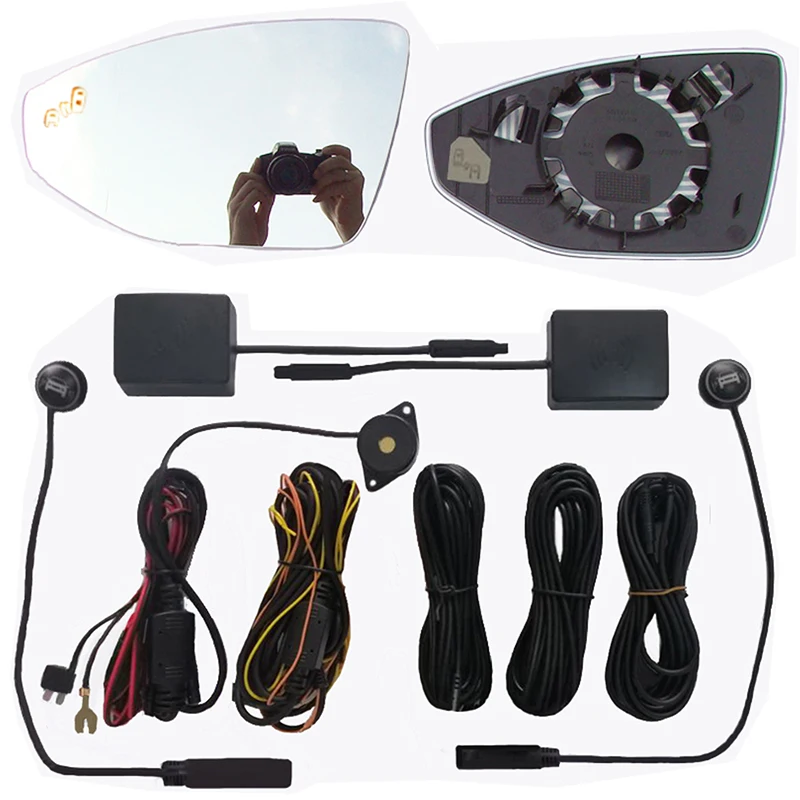 Car Led Light Accessories Blind Spot Mirror Radar Detector Sensor BSA Warning System For Audi A4 B8 B7 B9 Q3 Q5 A6