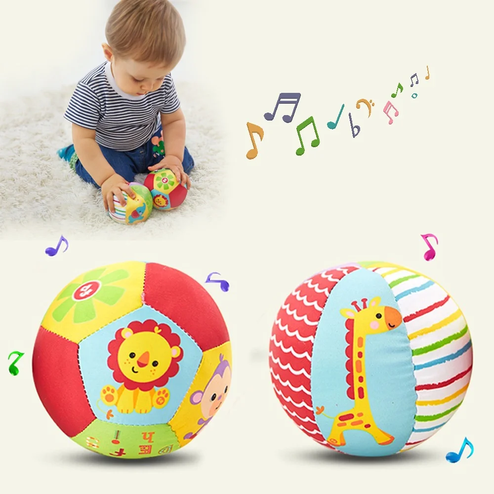 Twelve-sided cloth ball baby teether cartoon animal twelve-sided cloth ball fashion teether teething toys