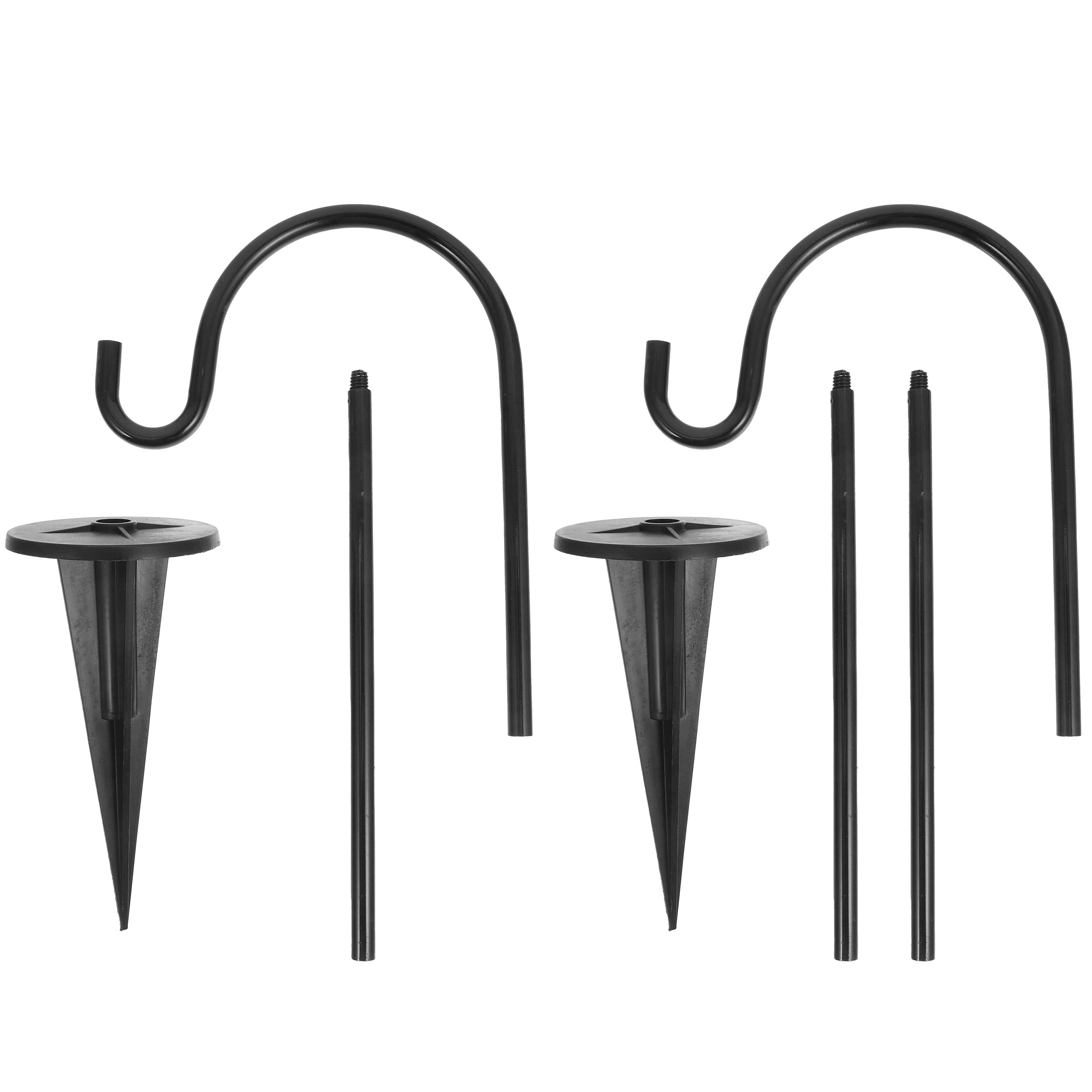 

Hook Mason Jars Shepherd Garden Hanger Bird Outdoor Stand Feeder Hanging Stakes Iron Stake Metal Lantern Pole Tall Flower