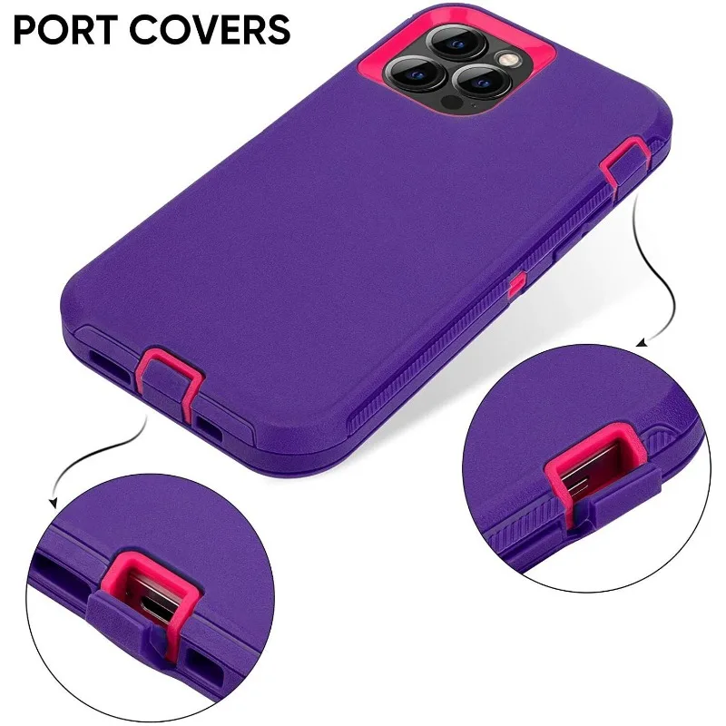 Heavy Duty Armor Original Shockproof Hybrid Phone Cover