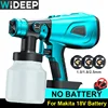 800ML Cordless Paint Sprayer HVLP Electric Spray Gun Flow Control Auto Furniture Steel Coating Airbrush for Makita 18V Battery 1