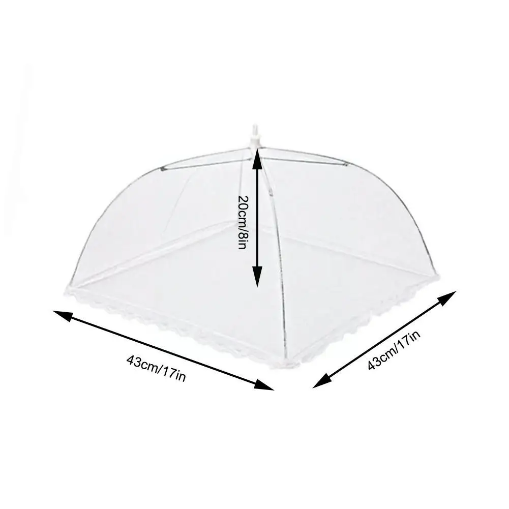 Kitchen Food Cover Foldable Anti Fly Mosquito Mesh Style Outdoor Cover Table Gadgets Tent Kitchen Picnic Dinner Umbre V5I2