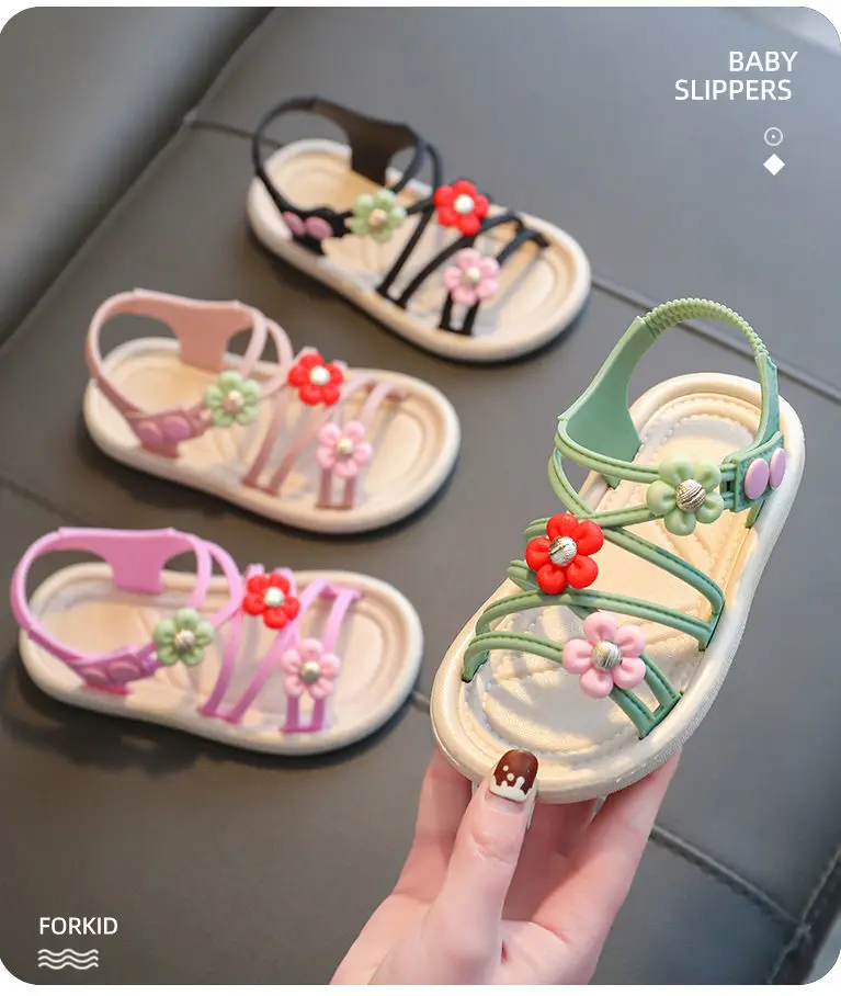 boy sandals fashion Children Sandals Girls Beach Shoes Soft Lightweight Closed-Toe Outdoor Kids Toddler Sandasl for Baby Girls Shoes Summer children's sandals