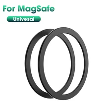 

2Pack For Magsafe Magnetic Plate Ring Universal Metal Sticker Support Wireless Charger Metal Plate Sheet For Magnet Car Holder