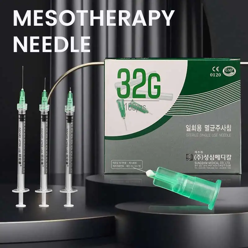 Disposable Acupuncture Needle 18G 25G 27G 30G 31G 32G 34G 4mm Disposable Sterile Sharps Tips Superfine Stainless 10-200PCS Smooth Small Painless Needle