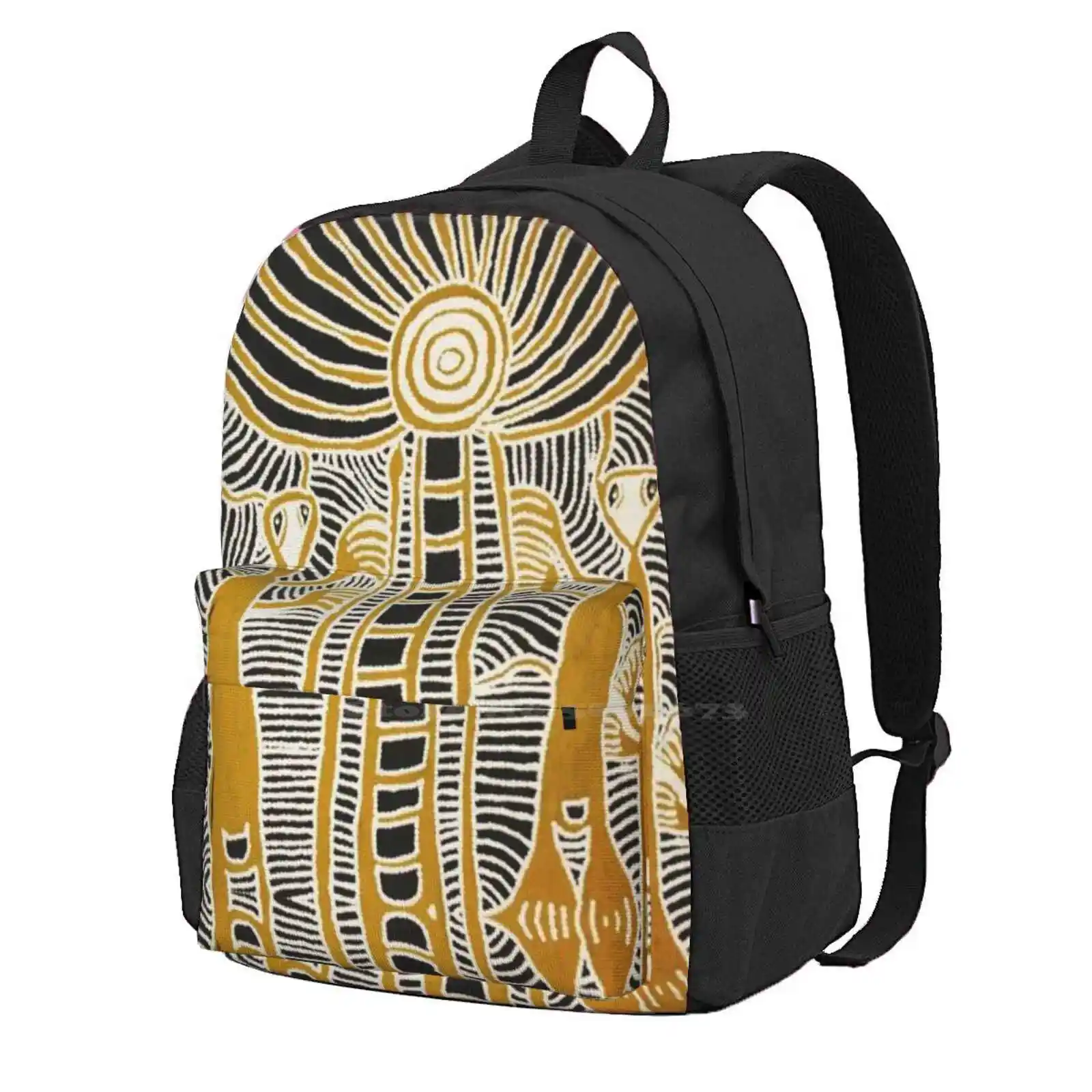

Australian Aboriginal School Bag Big Capacity Backpack Laptop 15 Inch Australian Aboriginal Art Aboriginal Australians