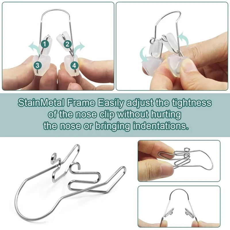Nose Bridge Reshaper Nose Bridge Lifting Shaper Nose Straightening Silicone Nose Up Improve Safety Face Shaping Beauty Tools 3