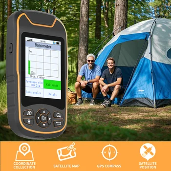 High precision COORDINATE COLLECTION SATELLITE MAP GPS COMPASS SATELLITE POSIT handheld GPS for camping & hiking & exploration 1