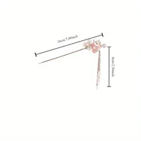 1pc Romantic Chinese Style Hair Accessory Alloy Jewelry Women's Hair Needle Suitable for Daily Wear Gifts Girls Fashion Hairpin 6