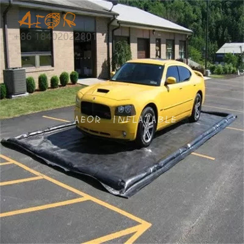  Milazul Inflatable Car Wash Mat 20 * 10 ft, Durable Garage  Floor mat for Car Cleaning, Portable Inflatable Water Containment Collector  Car Mat : Automotive