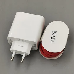 100W Supervooc Fast Charging EU Adapter - EU Add Cable