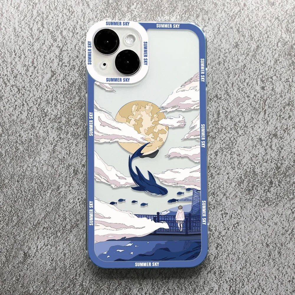 Funda Iphone 14 Pro Max Aesthetic  Iphone 14 Pro Max Case Aesthetic -  Anime Phone - Aliexpress