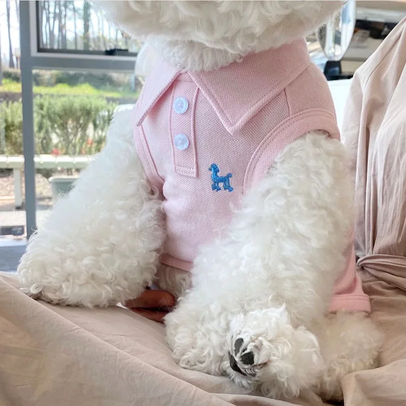 2026 New All-Match Solid Pet Tee, Comfortable Breathable Summer Clothes for Pets