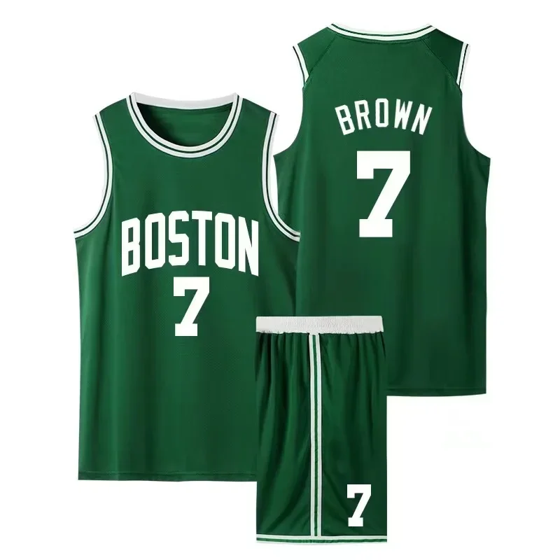 Basketball Jerseys for Adults and Kids Tatum 0 Signature Basketball Jersey Set Collectible Retro Jersey basketball suit,training jersey