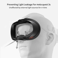 New Comfortable Adjustable Facial Replacement PU Leather Foam Bracket For Meta Quest 3S Interface Pad Cushion VR Accessories - Image 6