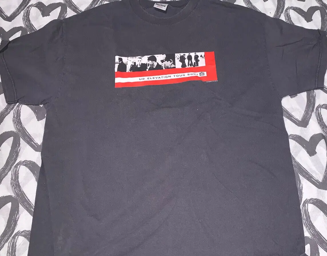Maglietta Vintage U2 Elevation Tour 2001, Xl