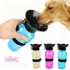 500ml Outdoor Portable Pet Dog Water Bottle Extrusion Large Dog Travel Water Cup Drinking Water Feeder Bowl for Dog Cat 1