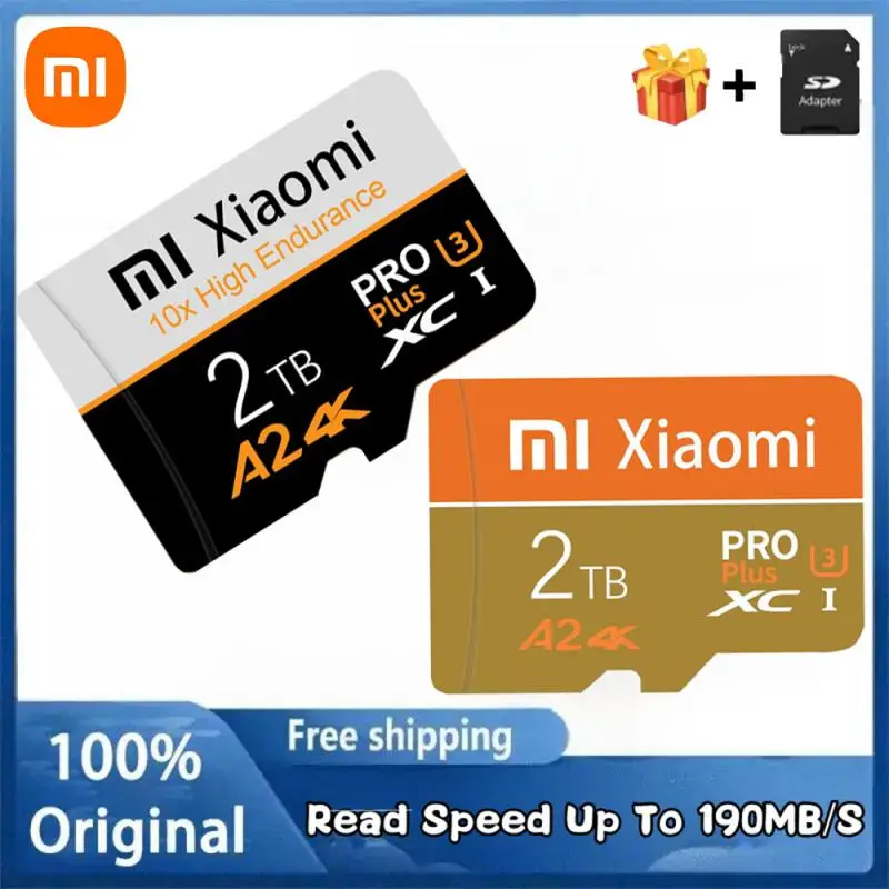Xiaomi Scheda Sd Originale 2Tb 128Gb 256Gb 512Gb Scheda Di Memoria Sd Scheda Video Ad Alta Velocità Class10 A2 Scheda Di Memoria Per Telefono