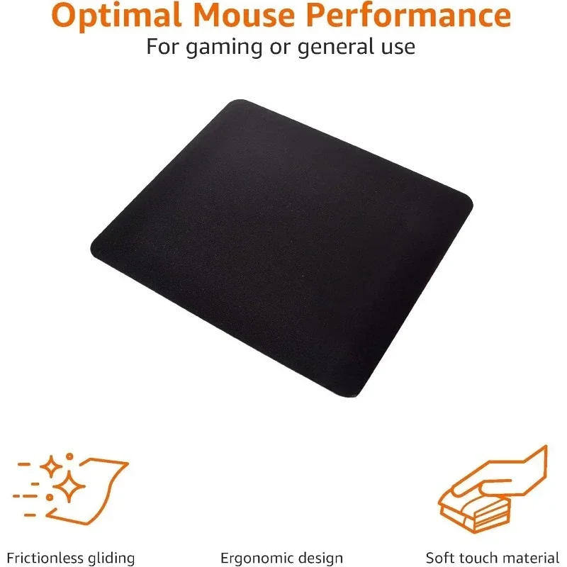 Square Mouse Pad Computer Rectangular Mouse Pad Gaming Mouse Mat Home Office Accessories 220*270mm