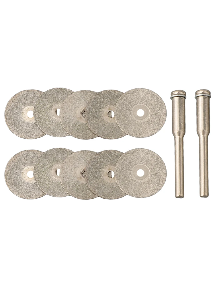 

10pcs 22mm Diamond Cutting Disc Cut Off Diamond Saw Blade Drill Rotary Tool Tools Accessories Jewelry Gemstone Tools