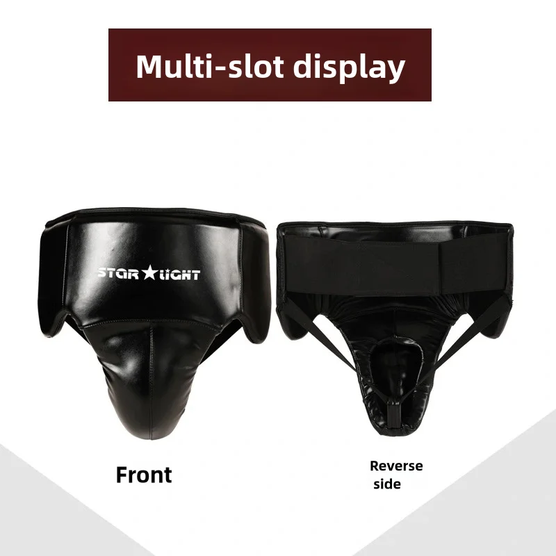 Men's Full Girdle Protection Boxer Underwear Taekwondo Groin Protection Boxing Karate Jockstrap Free Fight male lingerie groin protector male underwear