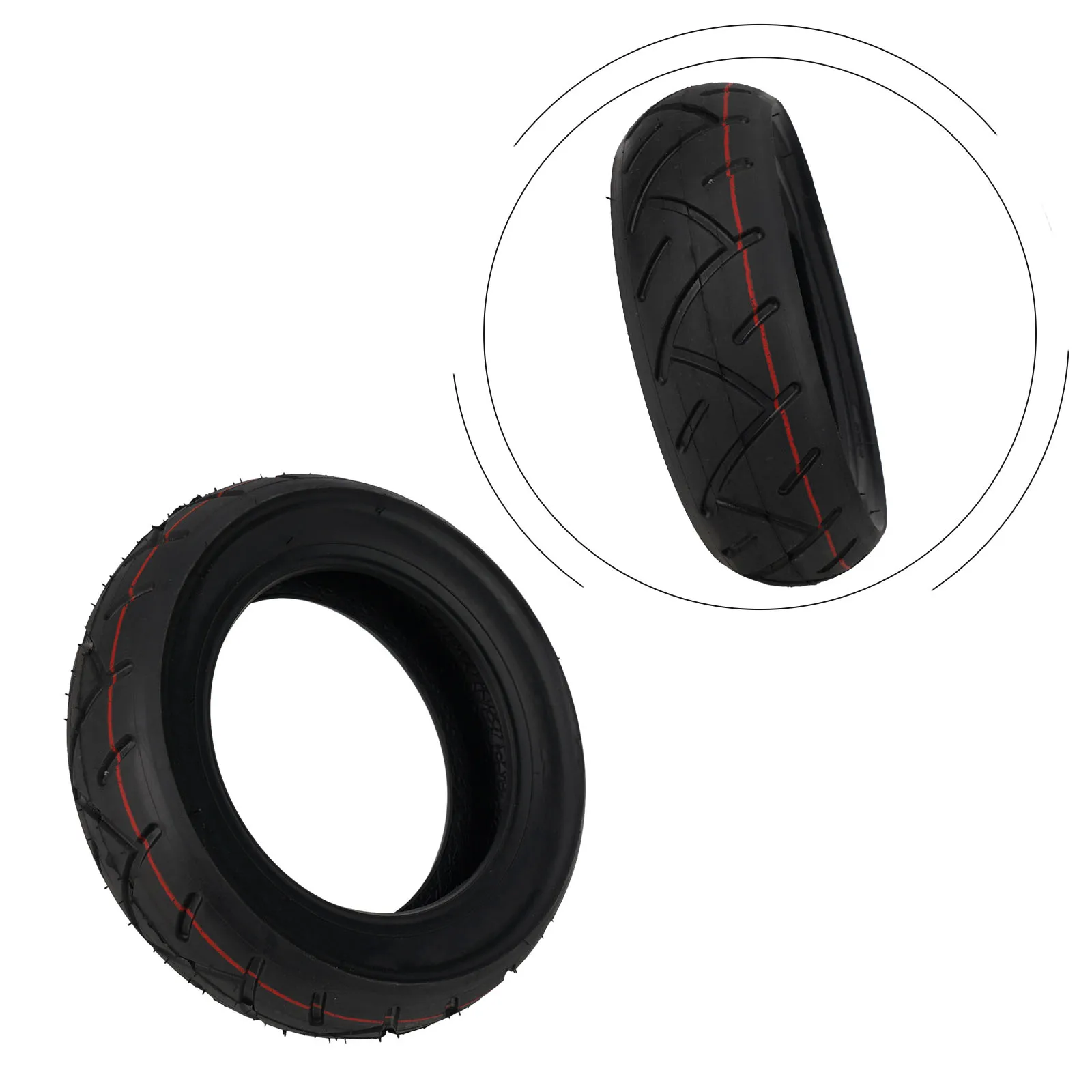 

Бескамерная шина с твердыми шинами, черная Высококачественная резиновая прочная шина 10X3.00-6,5 690 г для электрического скутера X Iao * mi