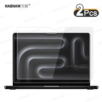 2 Pieces HD Scratch Proof Screen Protector Tempered Glass For Apple MacBook Pro 14.0 inches 2023 Laptop Protective Film 1