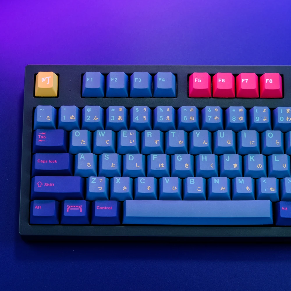 chaves kabuki cho keycaps japonês pbt tintura sublimação teclado mecânico keycap cereja perfil para mx switch com shif