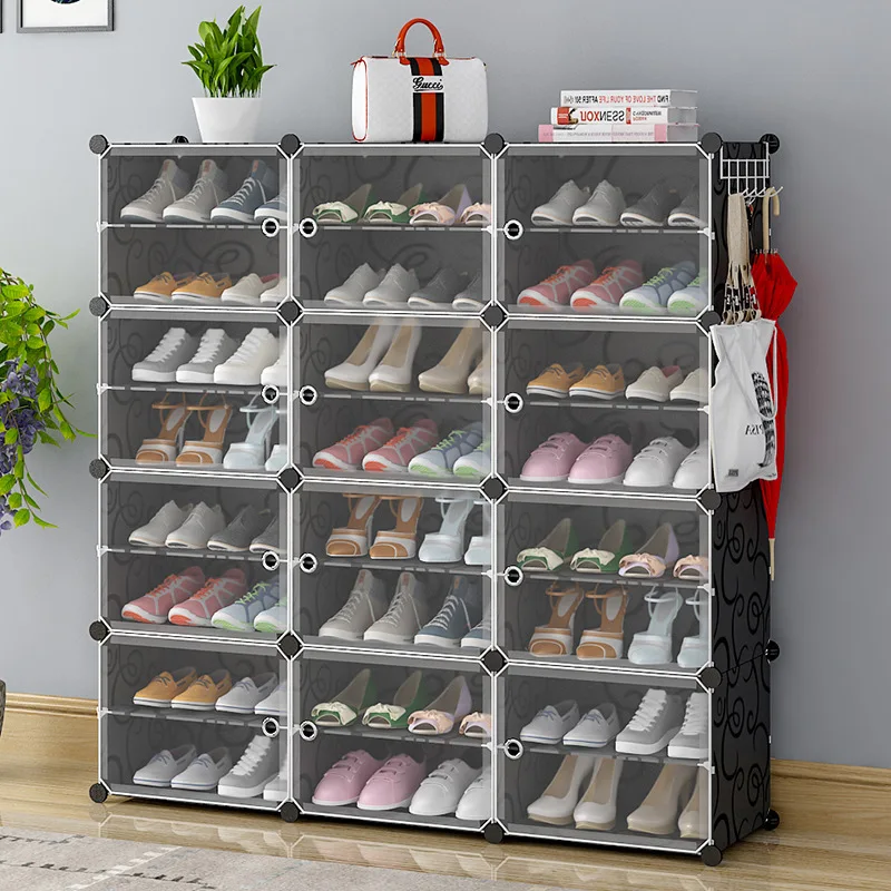 

Hallway Shoe Storage Organizers Cabinet Wood Shoe Hallway Multifunctional Closet Rack Living Room Cabinet Shoe-shelf Furniture W
