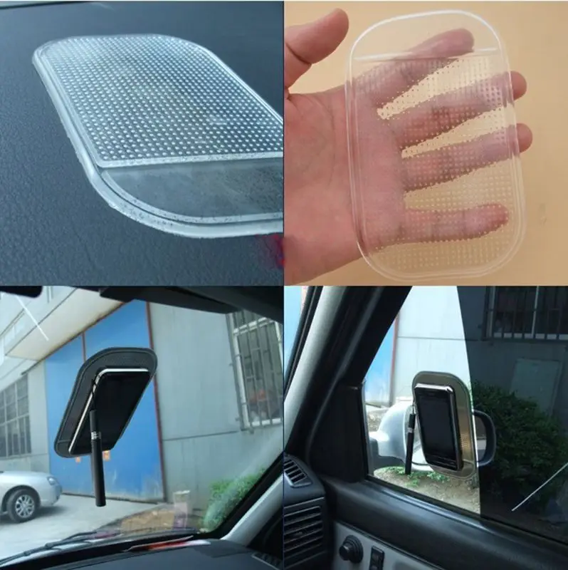 Anti-Skid For Mobile Phone Sticky Pads GPS Holder Mat Durable Non-Slip Mats Auto Universal Vehicle Accessories