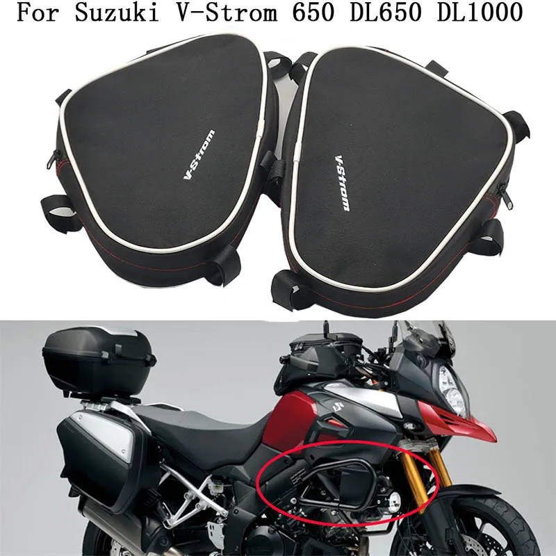 For Suzuki V-Strom DL650 DL1000 For Givi For Kappa Motorcycle Frame Crash Bars W