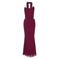 Suninheart Elegant 2 Pieces Dress Set with Scarf Women Fashion Matching Sets Sexy Cropped Top and Long Dress Set Casual Dress - Image 5