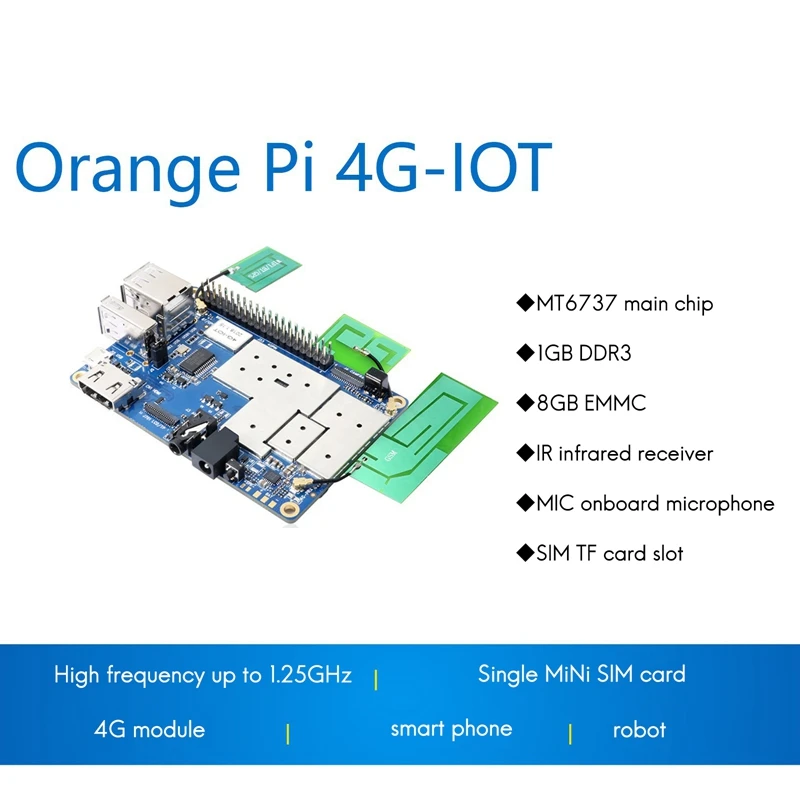 Orange Pi Orangepi 4G-IOT   4GMT6737 For ȵ̵ Linux