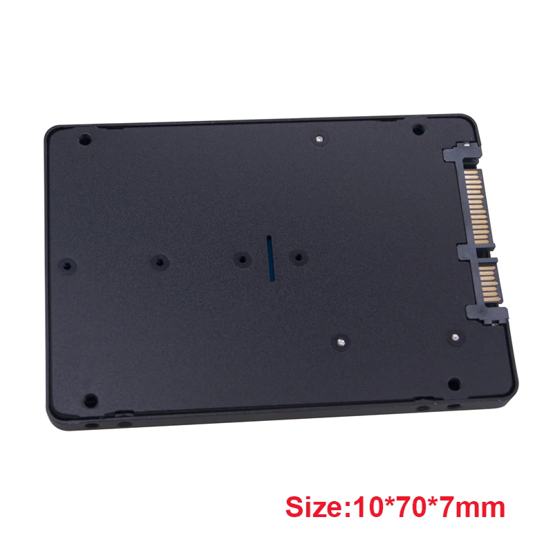 OULLX MSATA M.2 NGFF to SATA3 Protocol Laptop SSD Hard Disk Box To Serial Port 2.5Inch Adapter Card