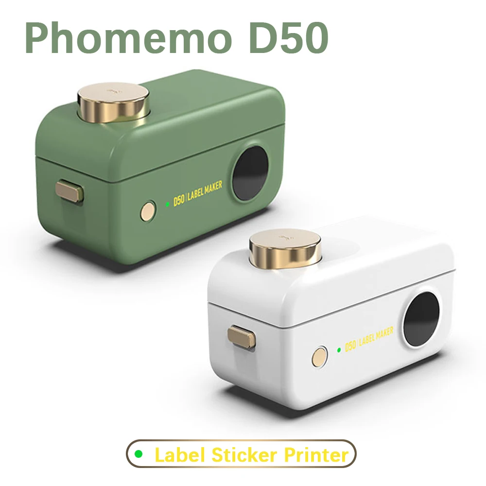 

Мини-принтер Phomemo D50, карманный Термопринтер для этикеток, принтер для этикеток, беспроводной самодельный аппарат для этикеток, разные этикетки