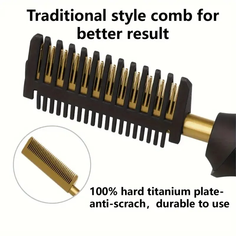 2 En 1 Hair Straightener Brush Comb Curler For Hair Styling hair straightener hair straightener brush hair straightener comb