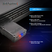 Bitfunx Blueretro מרובה Bluetooth בקרי מתאם עבור PS2 PS1 משחק קונסולות| |  