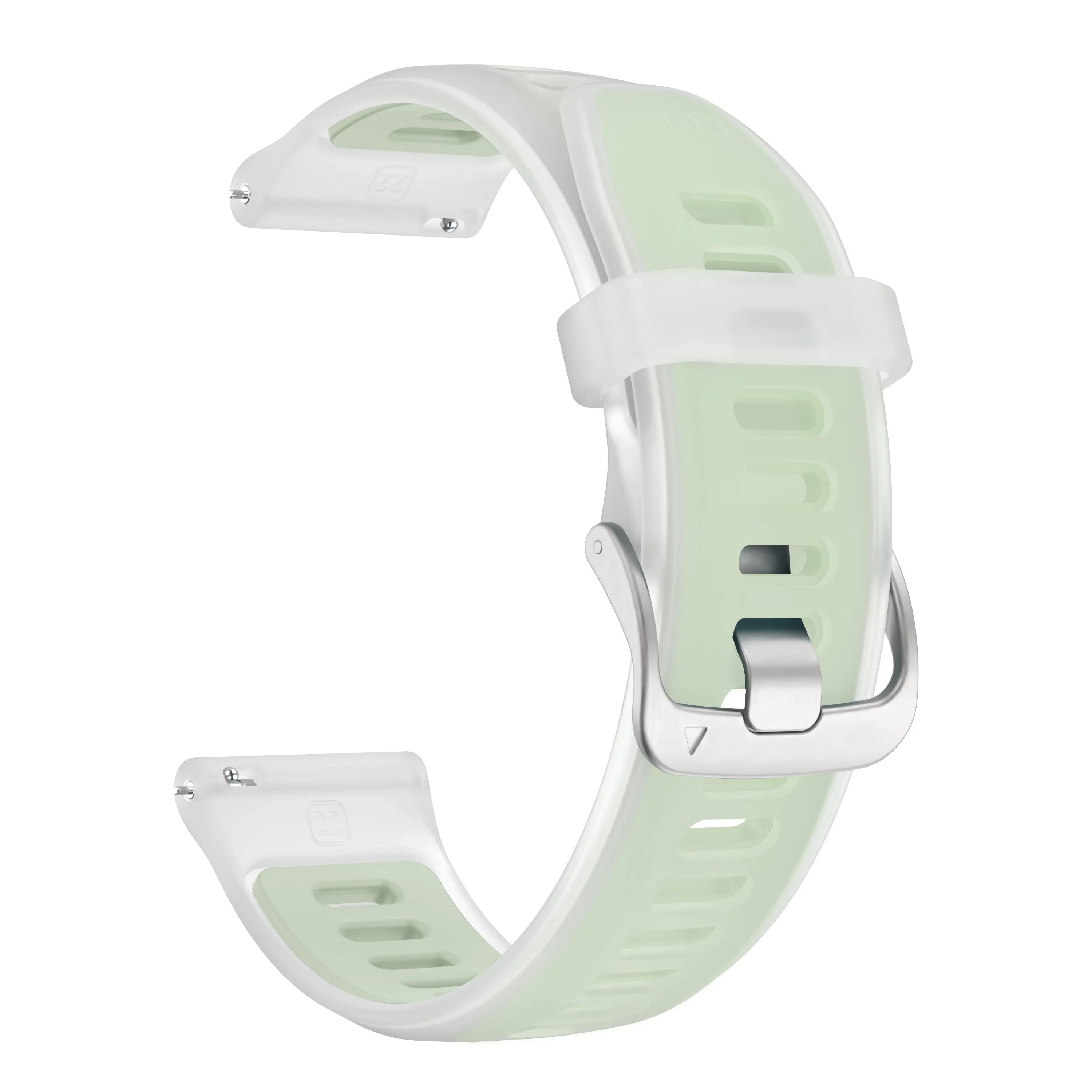 Translucent Silicone Wristband - 22mm Adjustable Strap