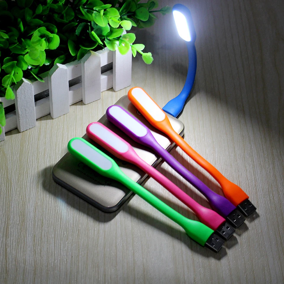 

Портативная USB 5 в Светодиодная лампа для чтения, мини-книга, складные ночные светильники для кемпинга, настольные лампы для портативного зарядного устройства, ПК, ноутбука