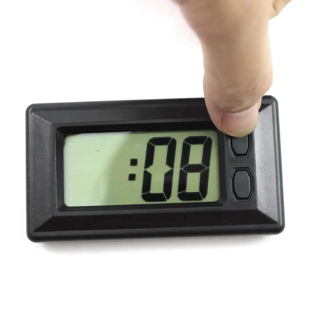 Car LCD Clock Digital Dashboard Time Display Electronic Panel Gauge Interior Accessories for Car Dashboard Modification