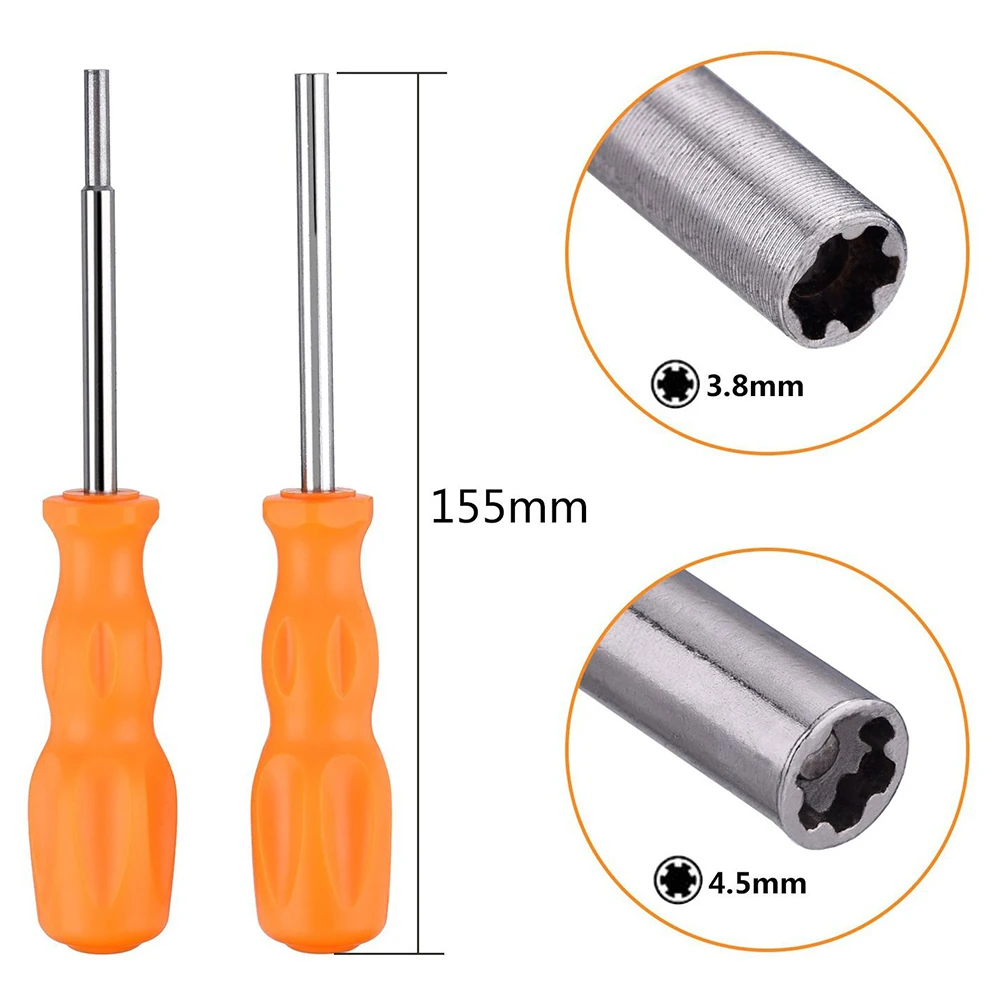 1/2pcs 3.8mm/4.5mm Security /Screwdriver Gamebit/ Orange Hardened Steel Hand Tools For SFC For /N64 Screwdriver Repair Tool 2pcs electric driver screwdriver bit holder w screws 43 72 0550 for milwaukee 2601 20 2601 22 2602 20 2602 22 power drill tools